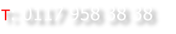 T: 0117 958 38 38 
